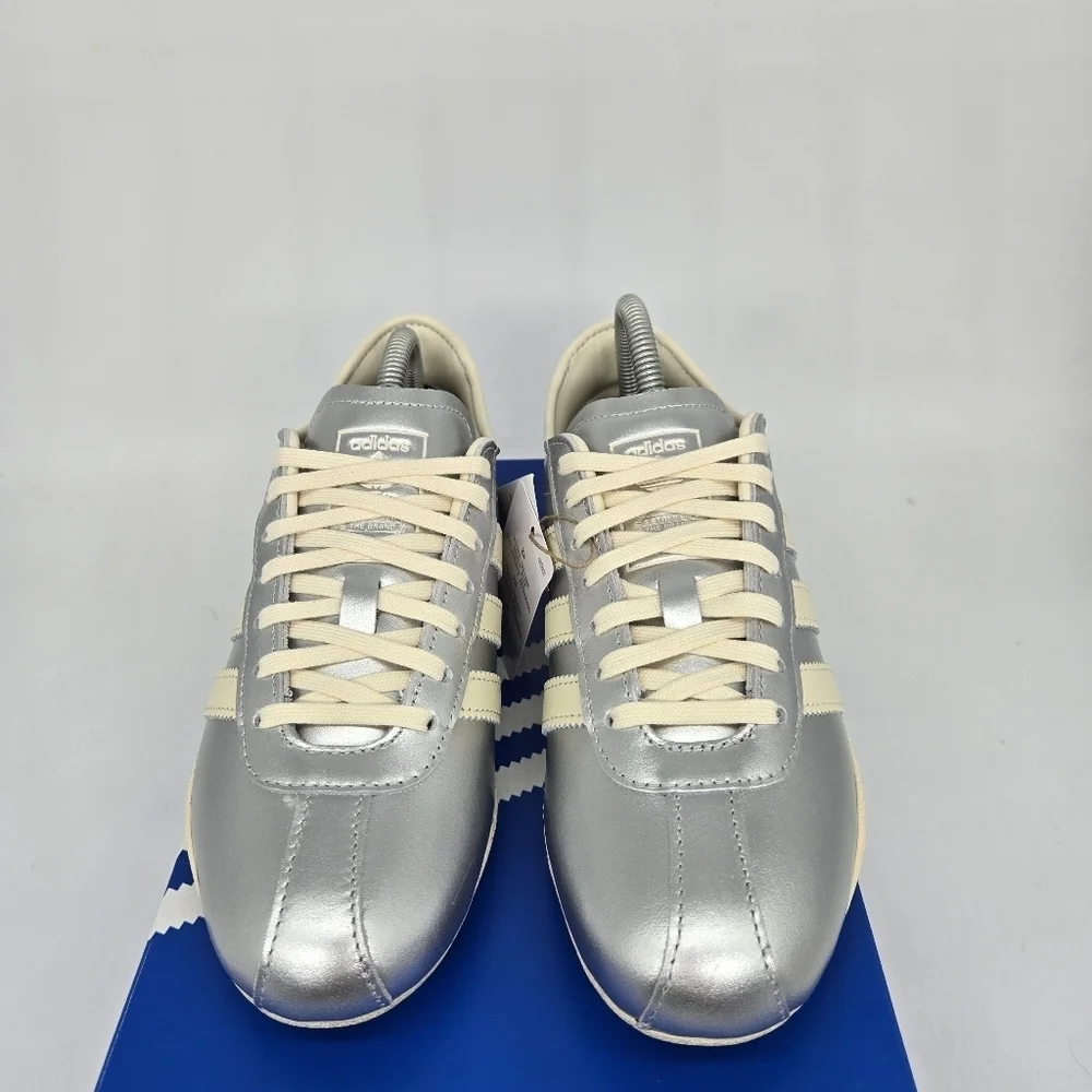 New adidas Tokyo Silver Metallic Cream White Women's Shoes Size 10.5